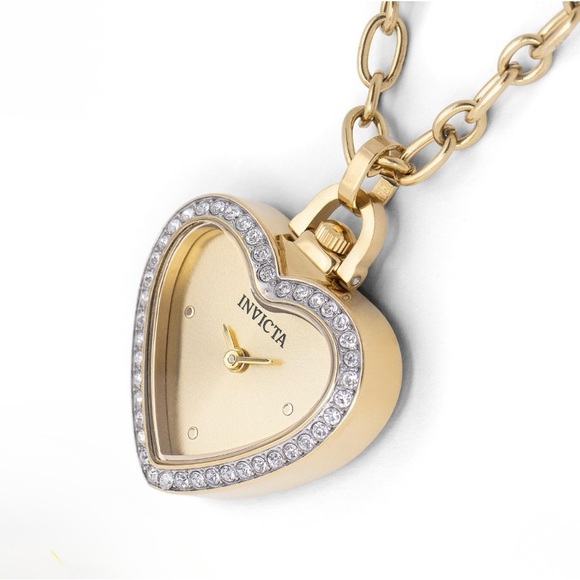 Invicta Mini Angel Women's Necklace Watch - 27.5mm, Gold (49938) - Picture 6 of 6